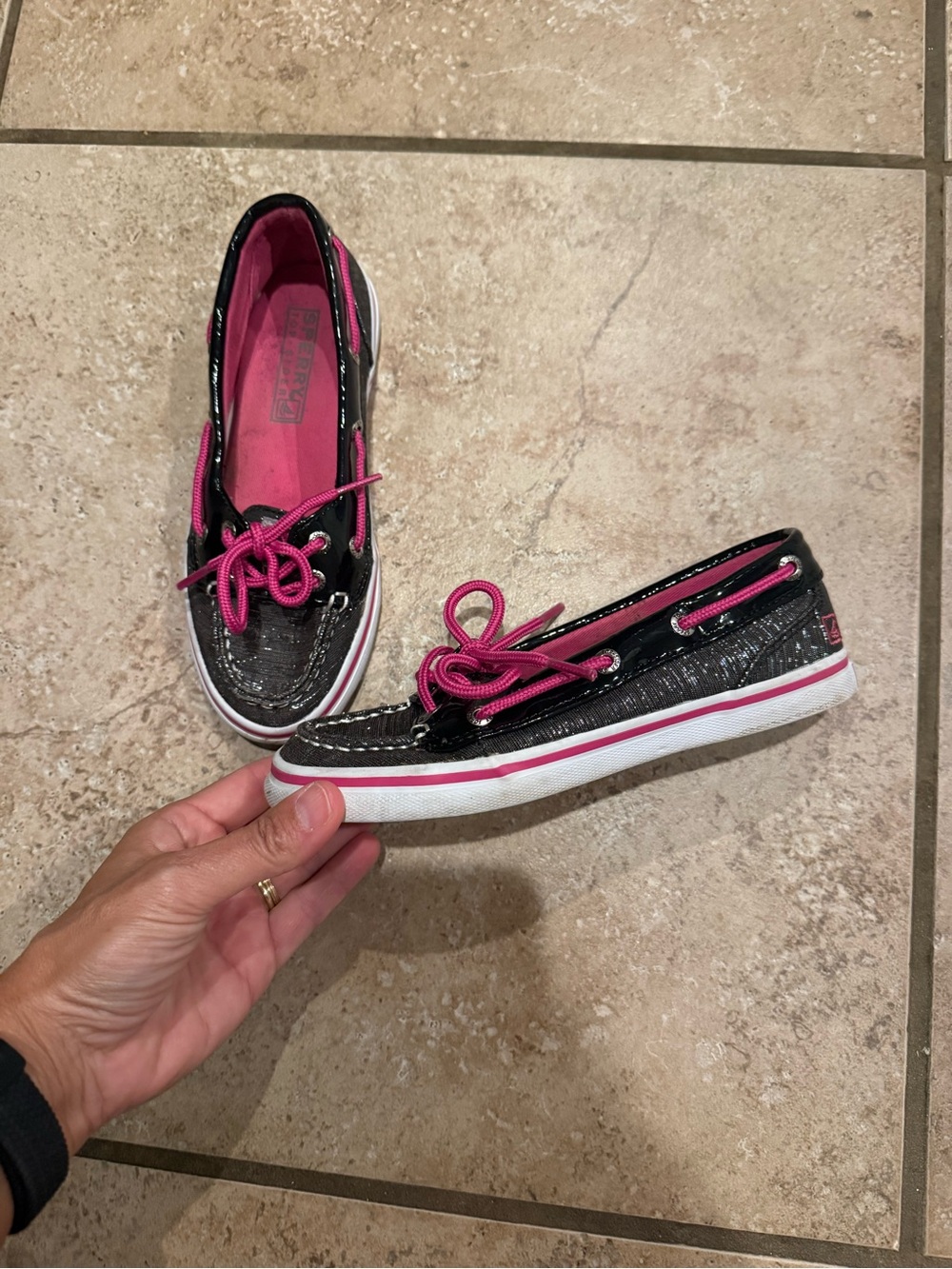 Girls Sperry top slider size 1.5 - Picture 2 of 6
